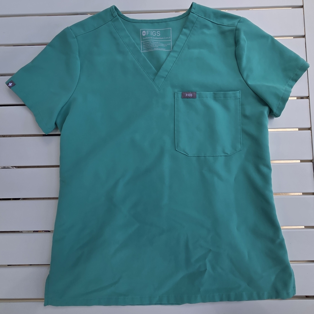 Figs Catarina One-Pocket Scrub Top  Style # FW1000NP PO # 2866 size XXS PETITE